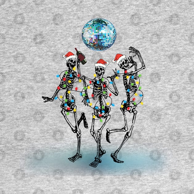 Disco Dancing Skeleton by piksimp